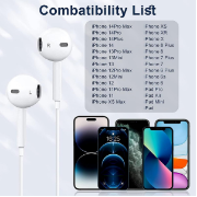 Picture of Apple Wired EarPods Premium Sound Quality Headphones for iPhone 7 and Beyond