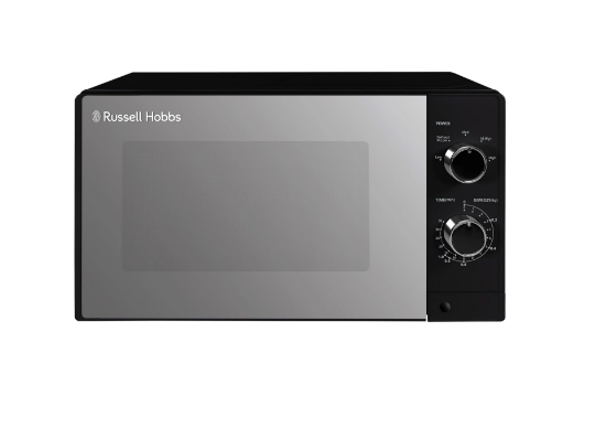 Picture of Black Digital Solo Microwave with 5 Power Levels, Automatic Defrost, 8 Auto Cook Menus