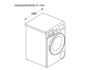 Picture of Serie 4 Freestanding Washer Dryer with AutoDry, Wash & Go 60, IronAssist and SpeedPerfect