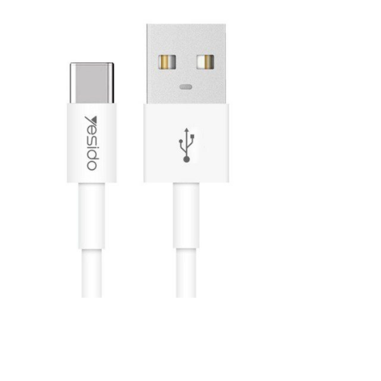 Picture of USB to Type C Cable, Fast Charging Type C Cable YESIDO 2.4 A for Android Devices