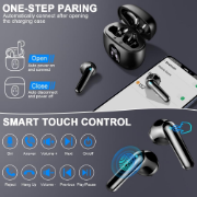 Picture of Wireless Earbuds, Bluetooth 5.3 Headphones Wireless Headphones in Ear with  Noise Cancelling