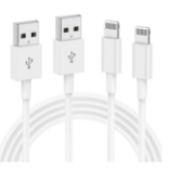 Picture of USB to Lightning Cable For Apple iPhone - 1M White Rapid Charging and Data Transfer