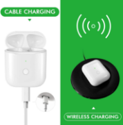 Picture of Wireless Charging Case Replacement with Sync Button for AirPods 1st & 2nd Generation