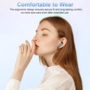 Picture of Wireless Bluetooth 5.3 Earbuds, HiFi Stereo Bass, 40H Playtime, ENC Noise Cancelling, IP7 Waterproof, USB-C, LED Display