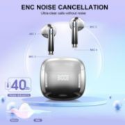 Picture of Wireless Earbuds Bluetooth 5.3, 40H Playtime, 4 Mic HiFi Sound, IP7 Waterproof, Dual LED, Touch Control