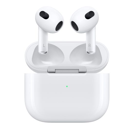 Picture of Apple AirPods (3rd Gen) with MagSafe Charging Case | Compatible with iPhone, iPad & MacBook | Includes Seller Warranty