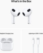 Picture of Apple AirPods (3rd Generation) - MagSafe Wireless Charging Case | For iPhone, iPad & MacBook | Seller Warranty Included