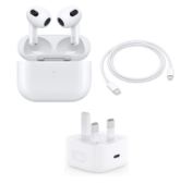 Picture of Apple AirPods (3rd Generation) with MagSafe Charging Case | Enhanced Audio for iPhone, iPad, MacBook | Backed by Seller Warranty